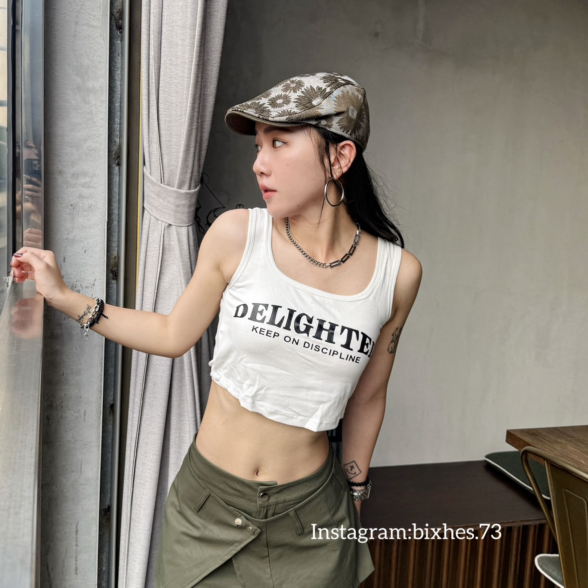 日系花花小偷帽(H00049)