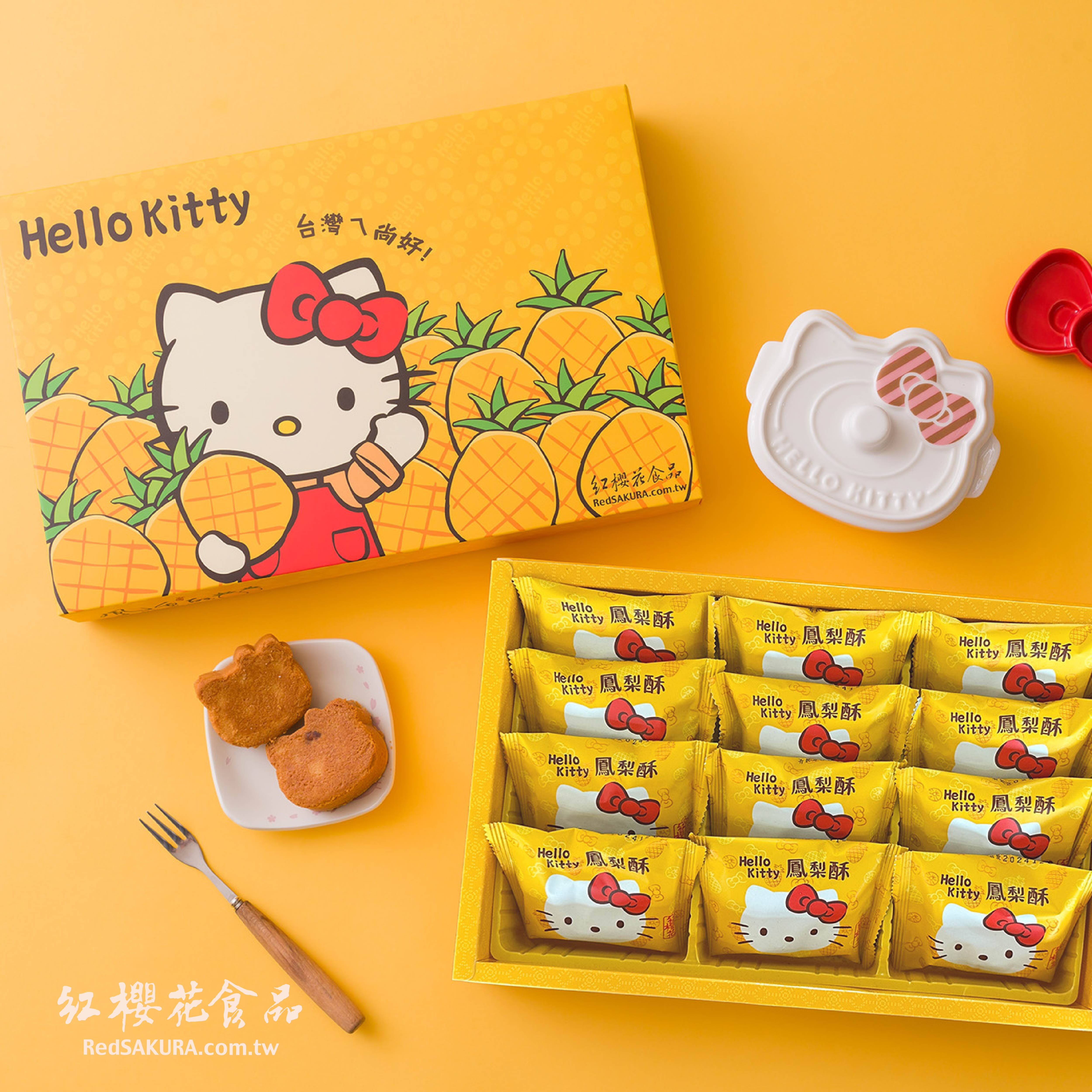 三麗鷗授權】Hello Kitty 造型鳳梨酥12入禮盒
