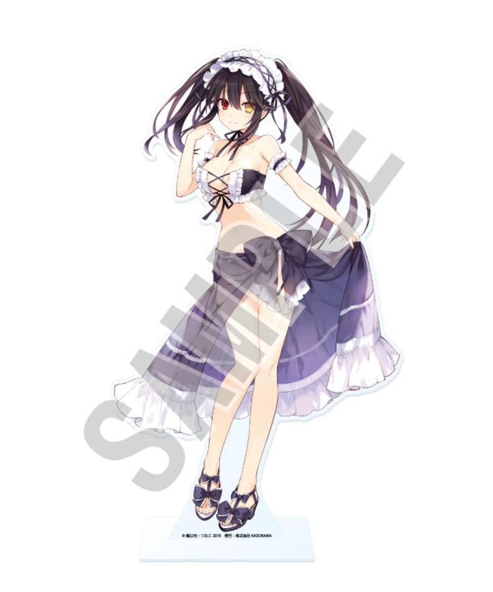 預購-KDcolle 5周年紀念 『約會大作戰DATE A LIVE』 原作版 時崎狂三 泳裝ver. BIG壓克力人形立牌【日本進口精品】