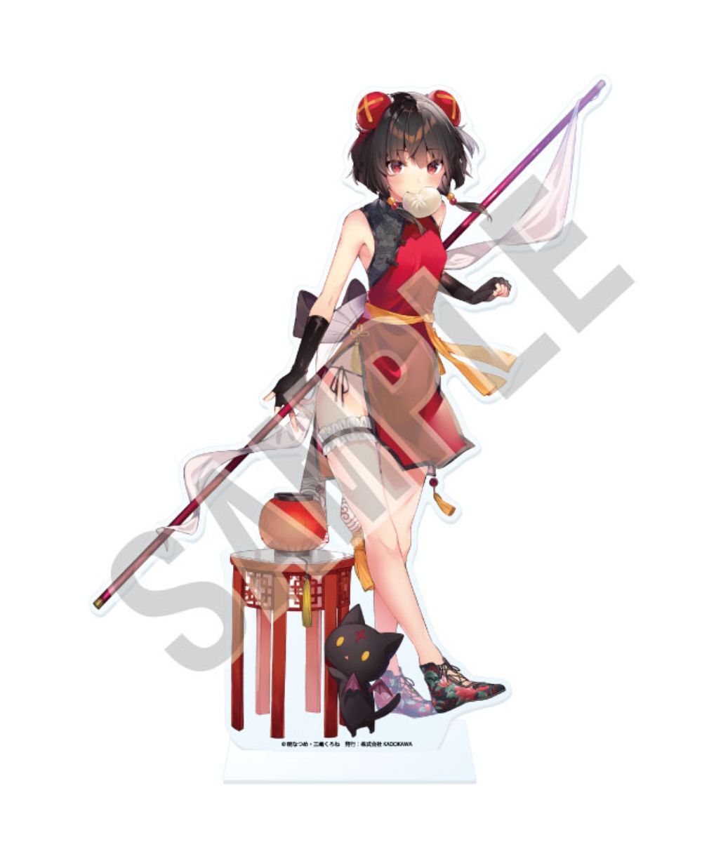 預購-KDcolle 5周年紀念 『為美好的世界獻上祝福！ 』 惠惠 原作版 旗袍ver. BIG壓克力人形立牌【日本進口精品】