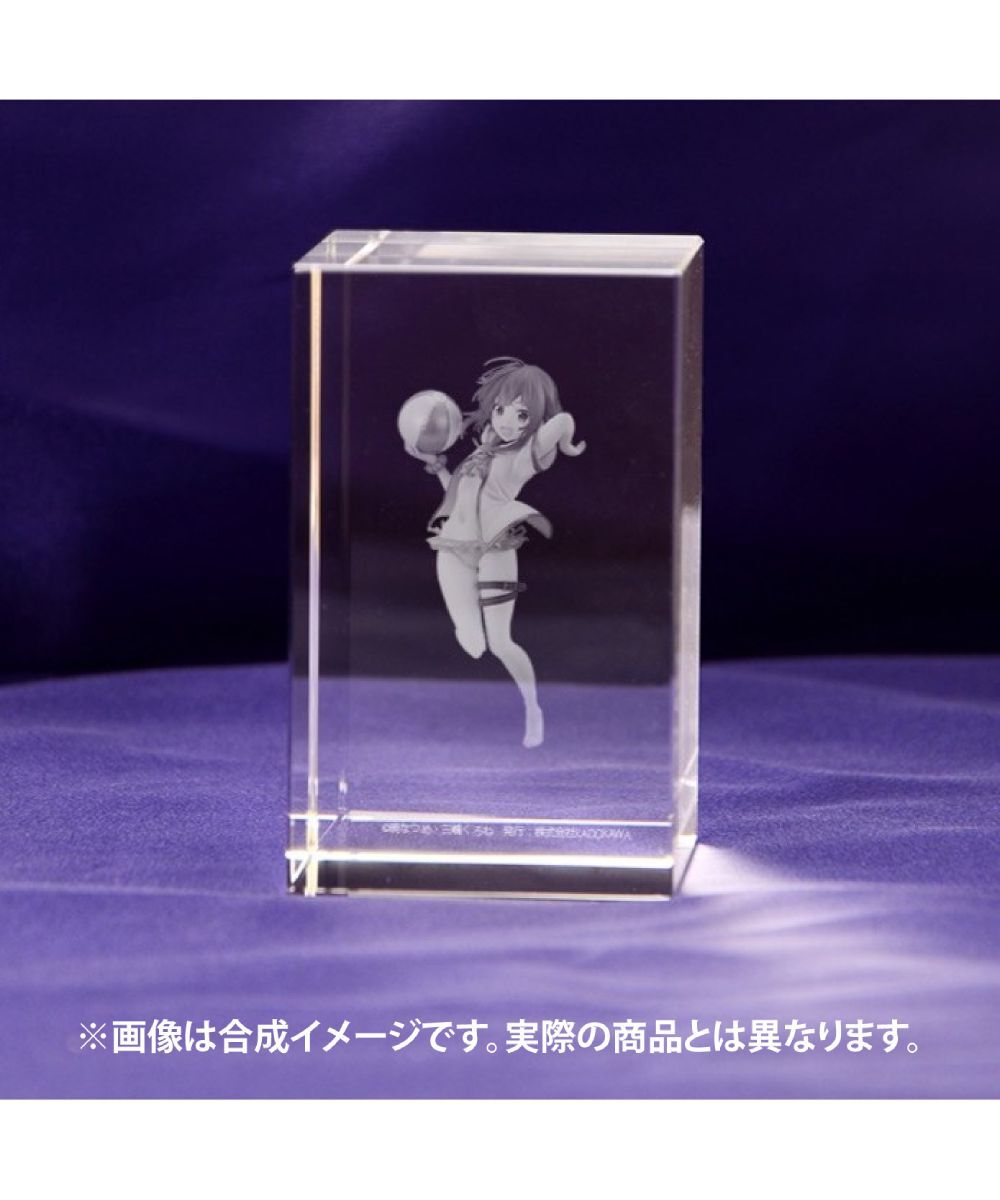 預購-KDcolle 5周年紀念 『為美好的世界獻上祝福！ 』 惠惠 原作版 泳裝ver. 3D水晶立方裝飾【日本進口精品】