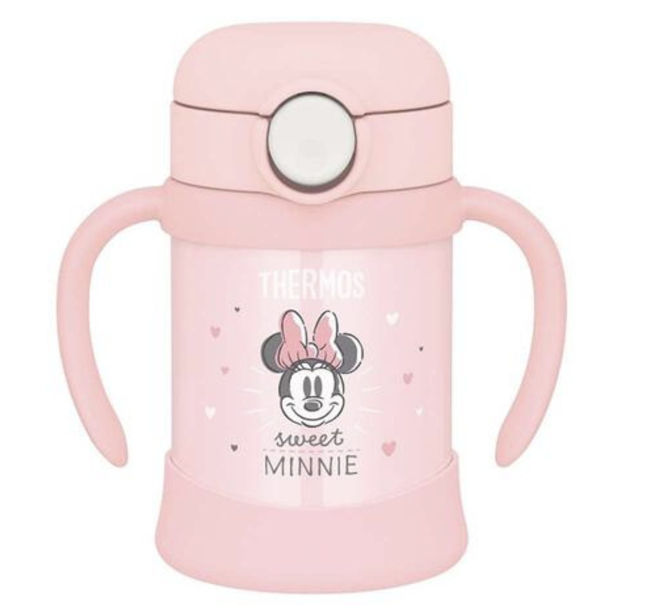 Thermos 膳魔師 Minnie Mouse 真空寶寶吸管杯 FJT-250DS P-P 粉紅色