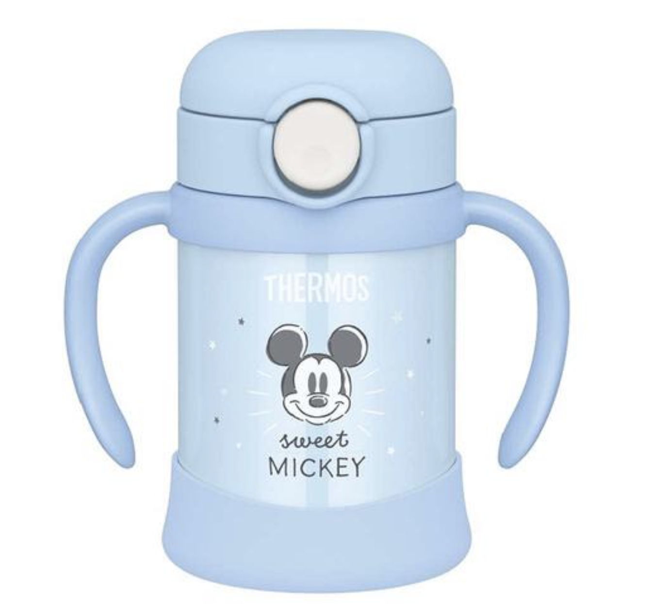 Thermos 膳魔師 Minnie Mouse 真空寶寶吸管杯 FJT-250DS P-B 藍色