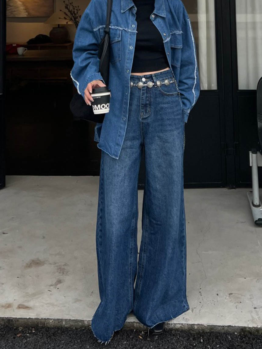 四季百搭高磅牛仔褲*2色