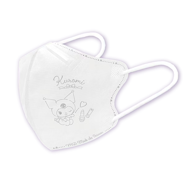 興安 酷洛米立體醫用口罩(成人小顏/天使白/50入)