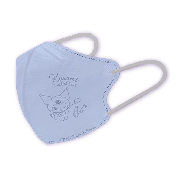 興安 酷洛米立體醫用口罩(成人小顏/冰晶藍/50入)