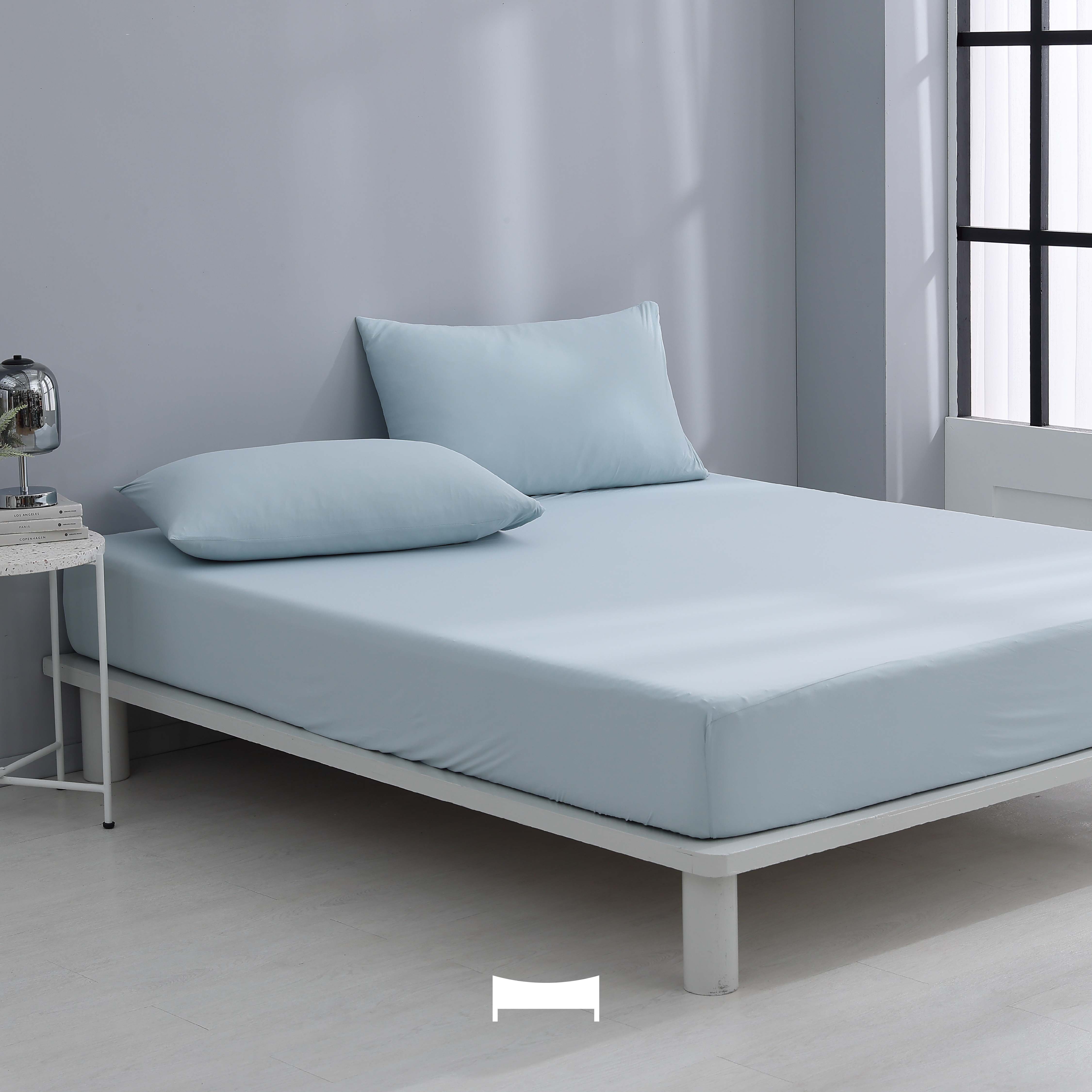 輕柔涼感｜星冰樂床包/枕套《夢幻藍霜 DREAMING BLUE》