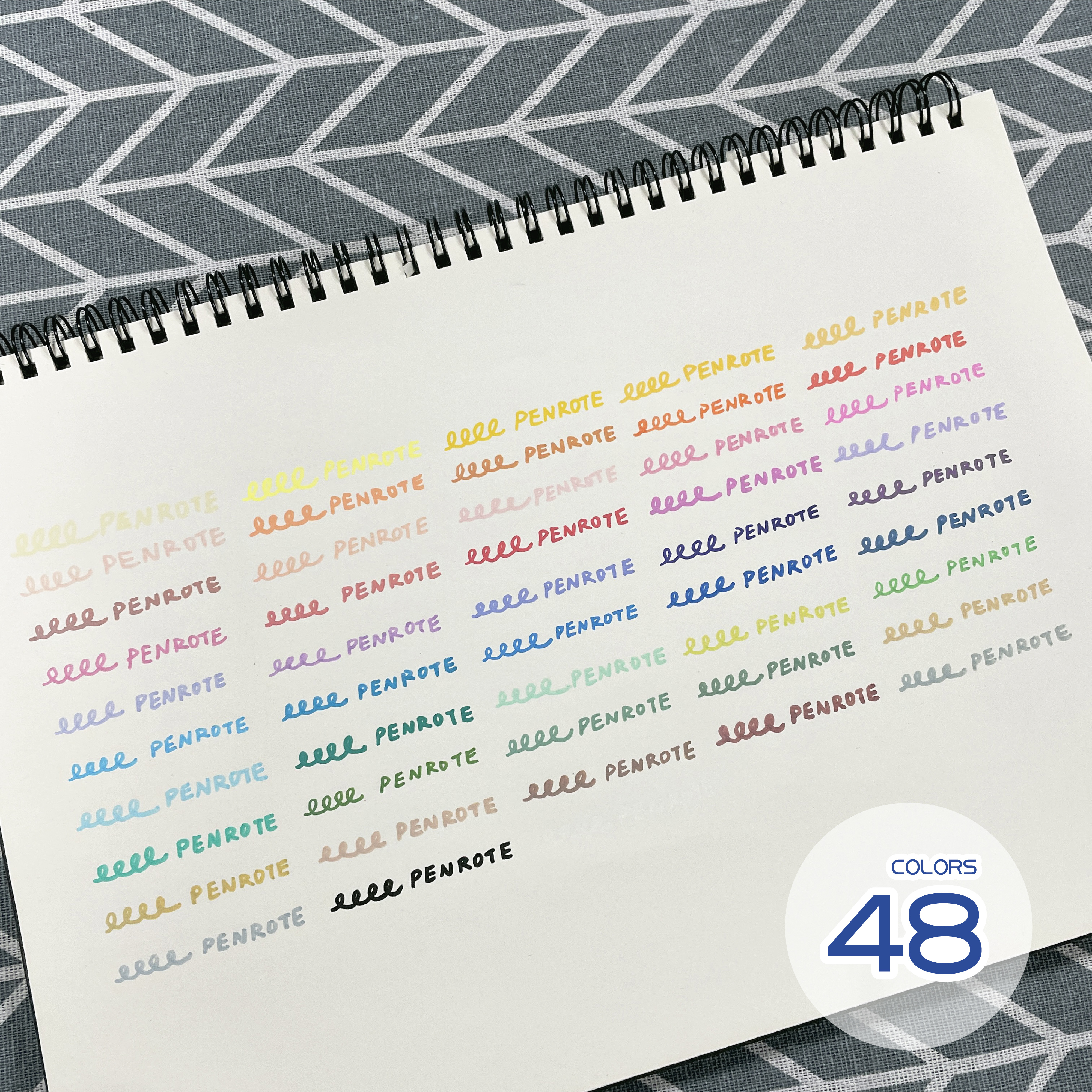 【PENROTE筆樂】柴語錄48色丙烯顏料彩繪筆