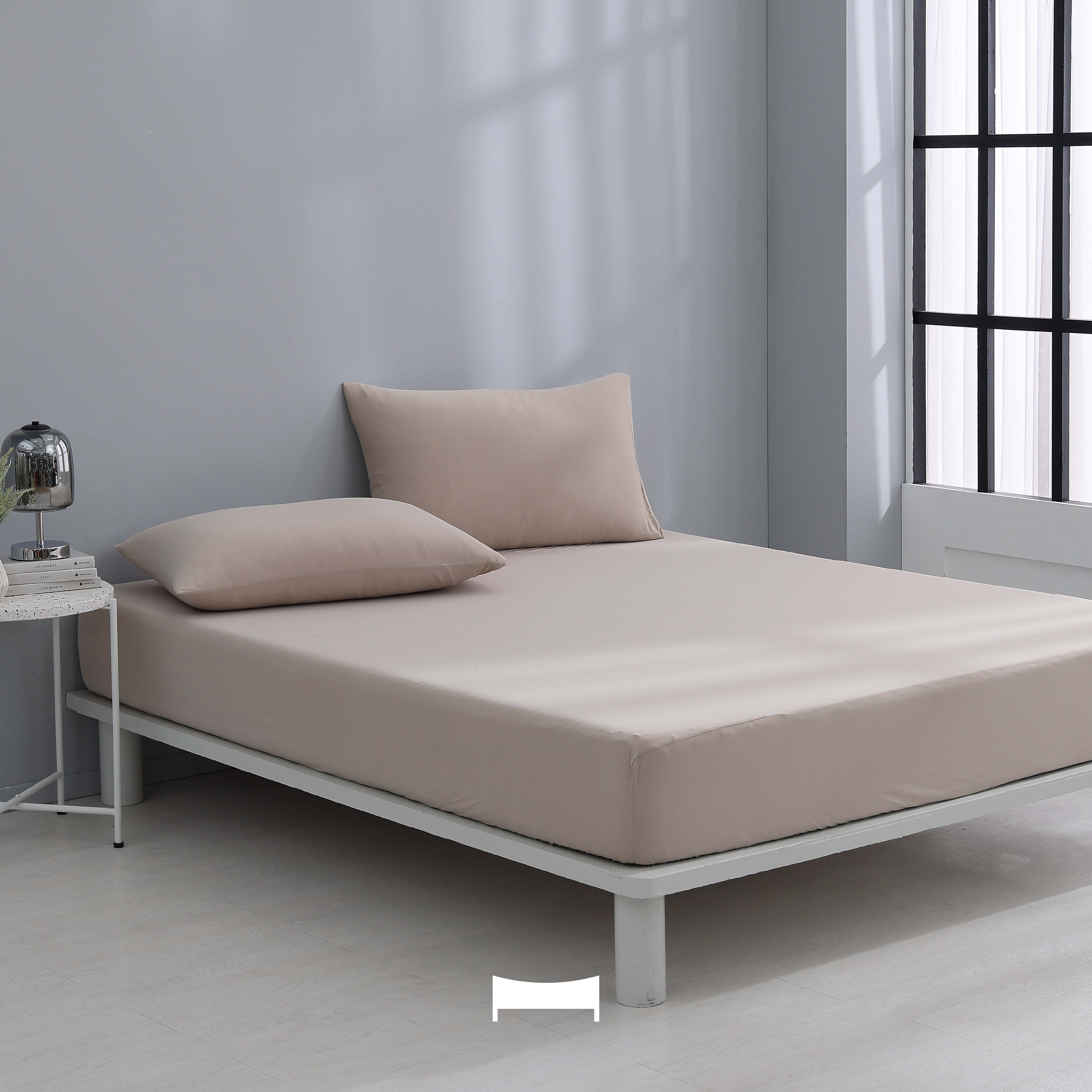 輕柔涼感｜星冰樂床包/枕套《冰心可可 COCOA ICE》