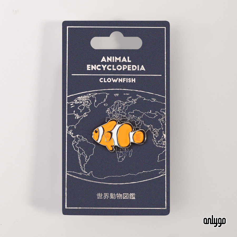 世界動物図鑑バッジ｜カクレクマノミ