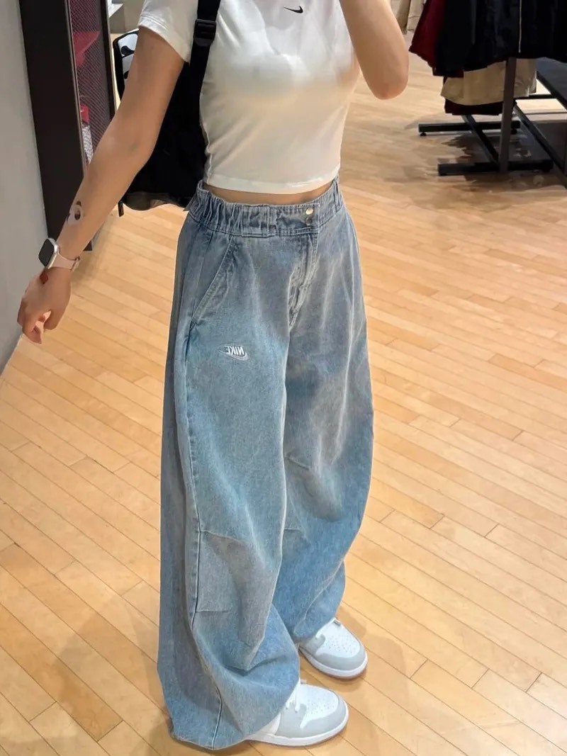 Nike SPORTSWEAR 闊腿褲 牛仔褲 長褲 女款 IF0625-440