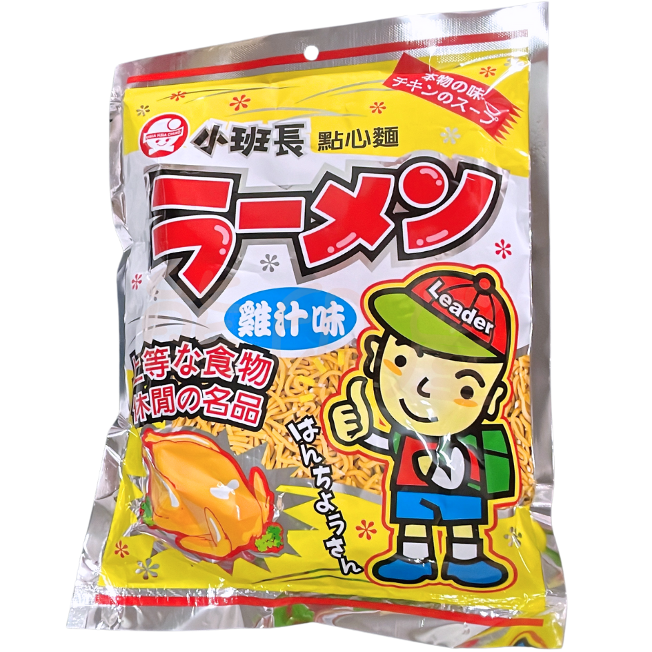 台灣零食小班長點心麵(雞汁風味)200g(平行進口) 到期日 2026-3-1