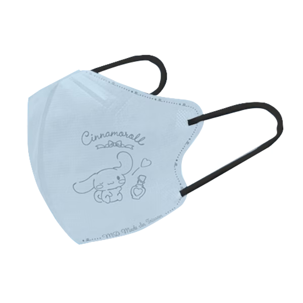 興安 大耳狗立體醫用口罩(成人小顏/青燕灰/50入)