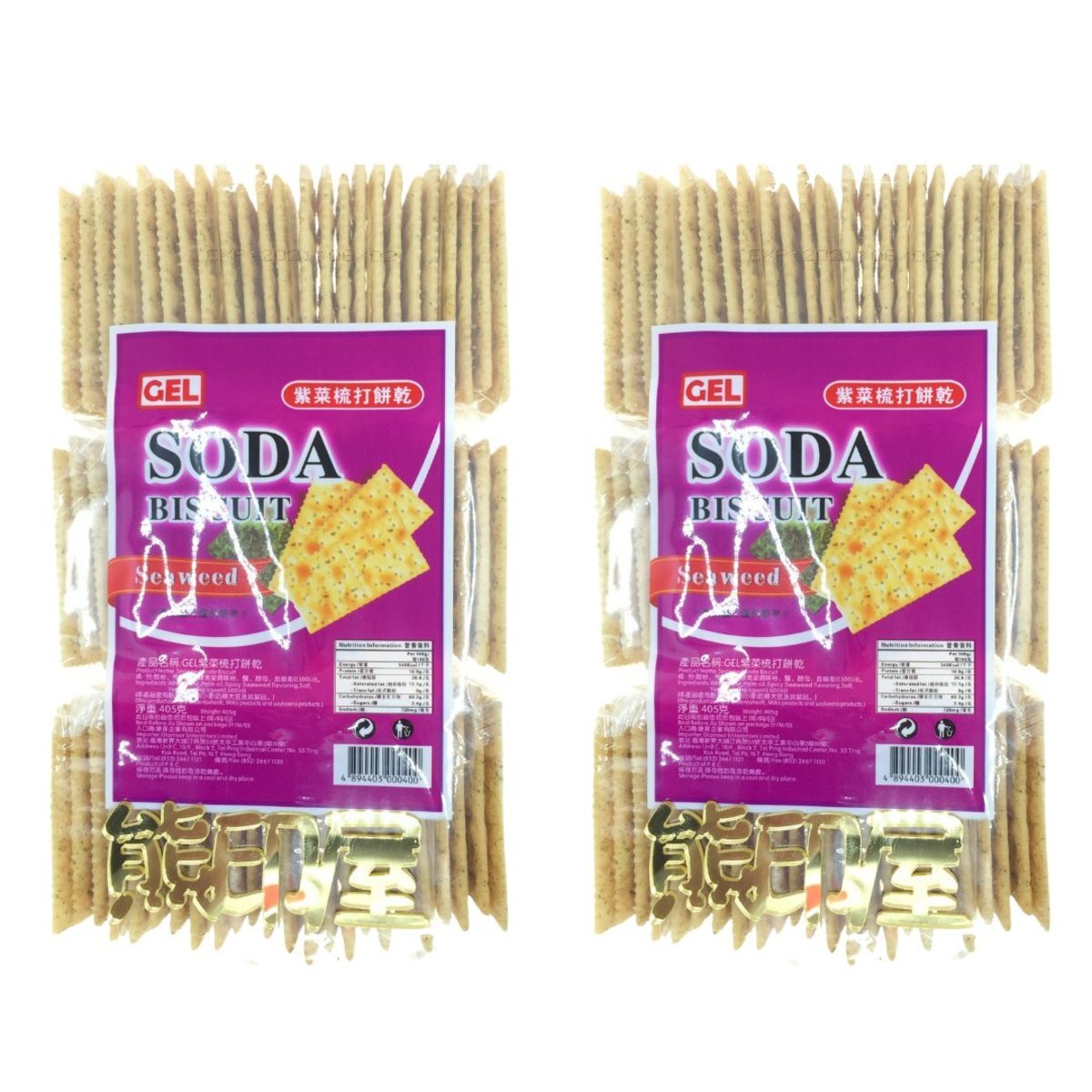 紫菜梳打餅 405g x2