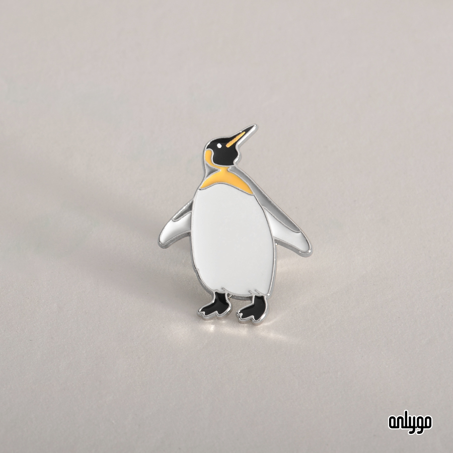 世界動物図鑑バッジ｜キングペンギン