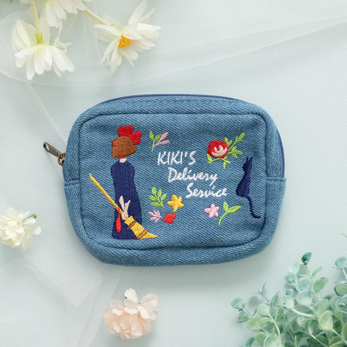 牛仔布刺繡系列 魔女宅急便 迷你小包