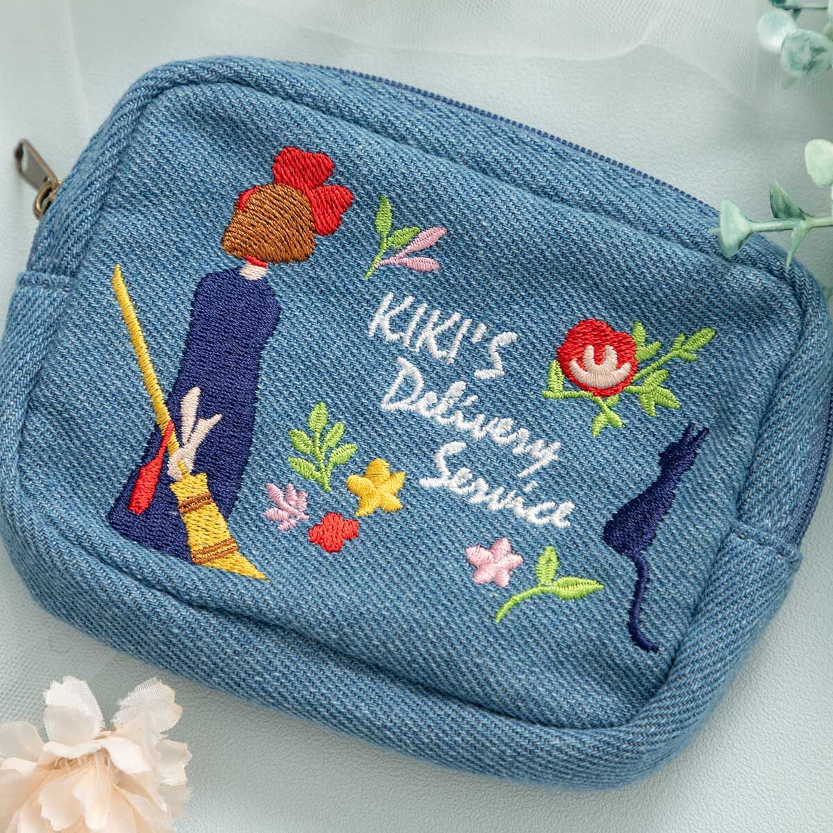 牛仔布刺繡系列 魔女宅急便 迷你小包