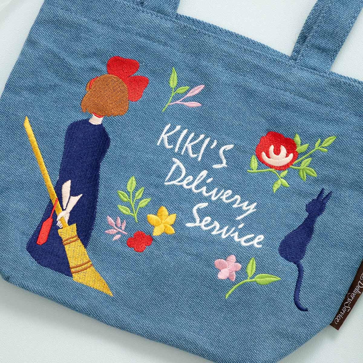 牛仔布刺繡系列 魔女宅急便 午餐托特包