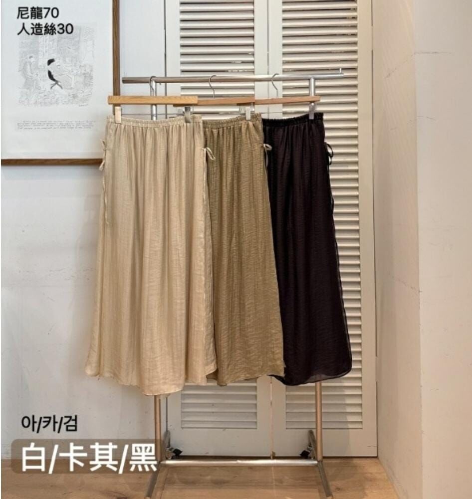 KR 女裝腰蝴蝶結長裙 (K8 BR654)