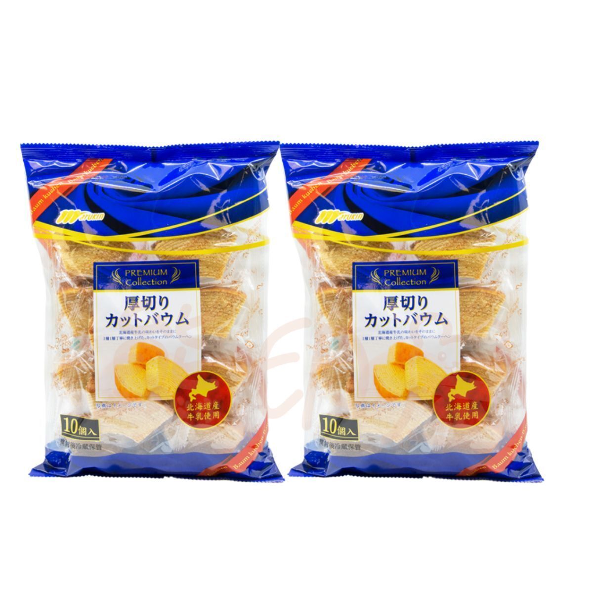 厚切牛乳蛋糕【10個獨立袋裝】**兩包** 到期日 2026-3-1