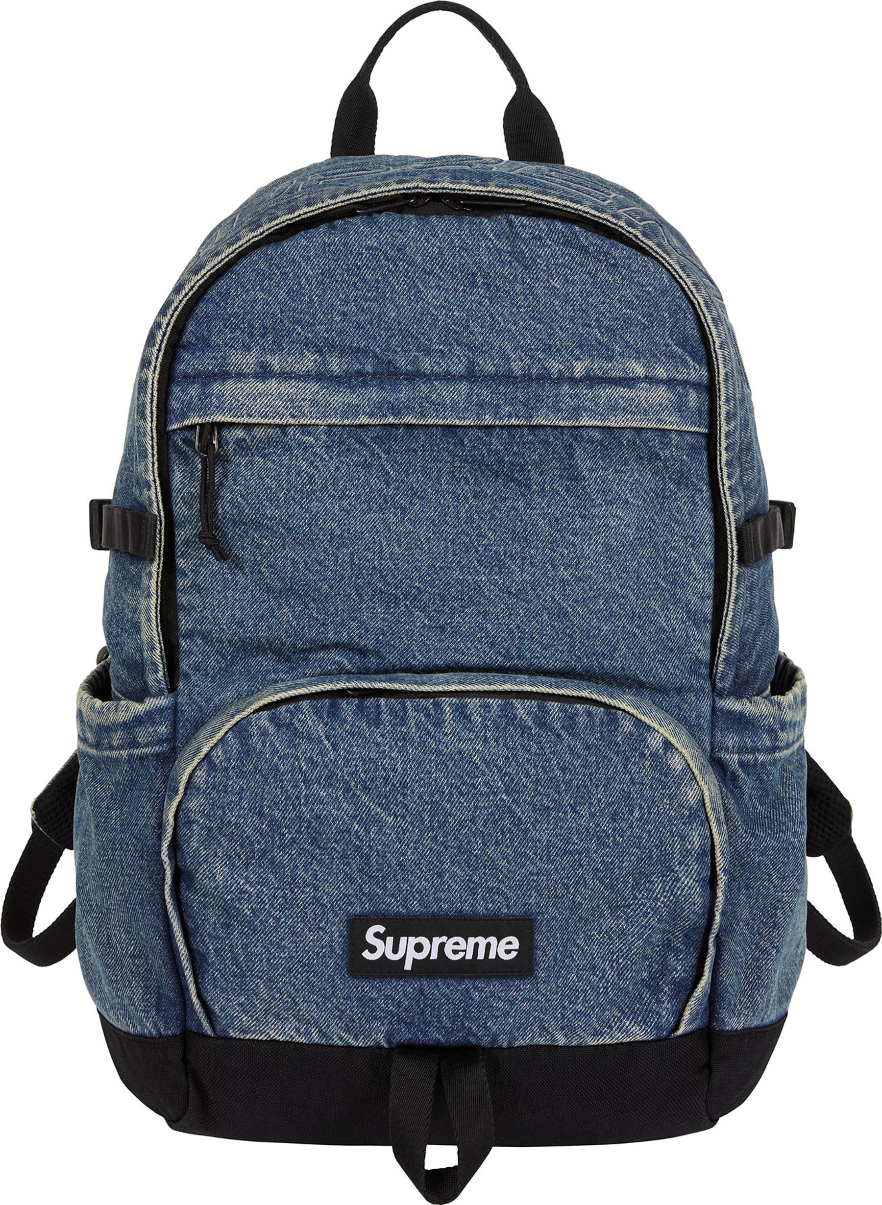 現貨┃Supreme 25FW Denim Backpack Cordura 23L 3M 反光 字體 牛仔 丹寧 後背包