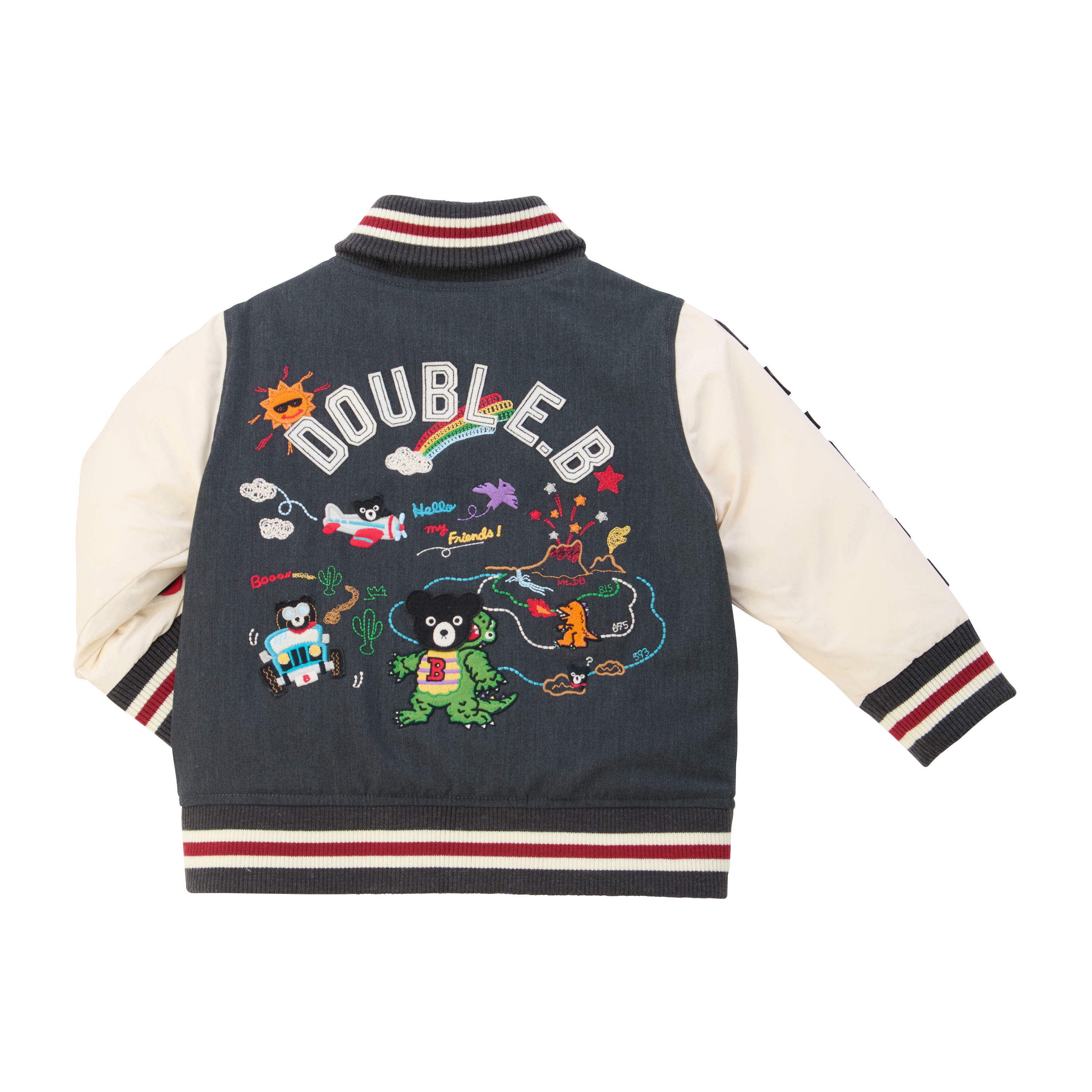 DB 動物刺繡羽絨服