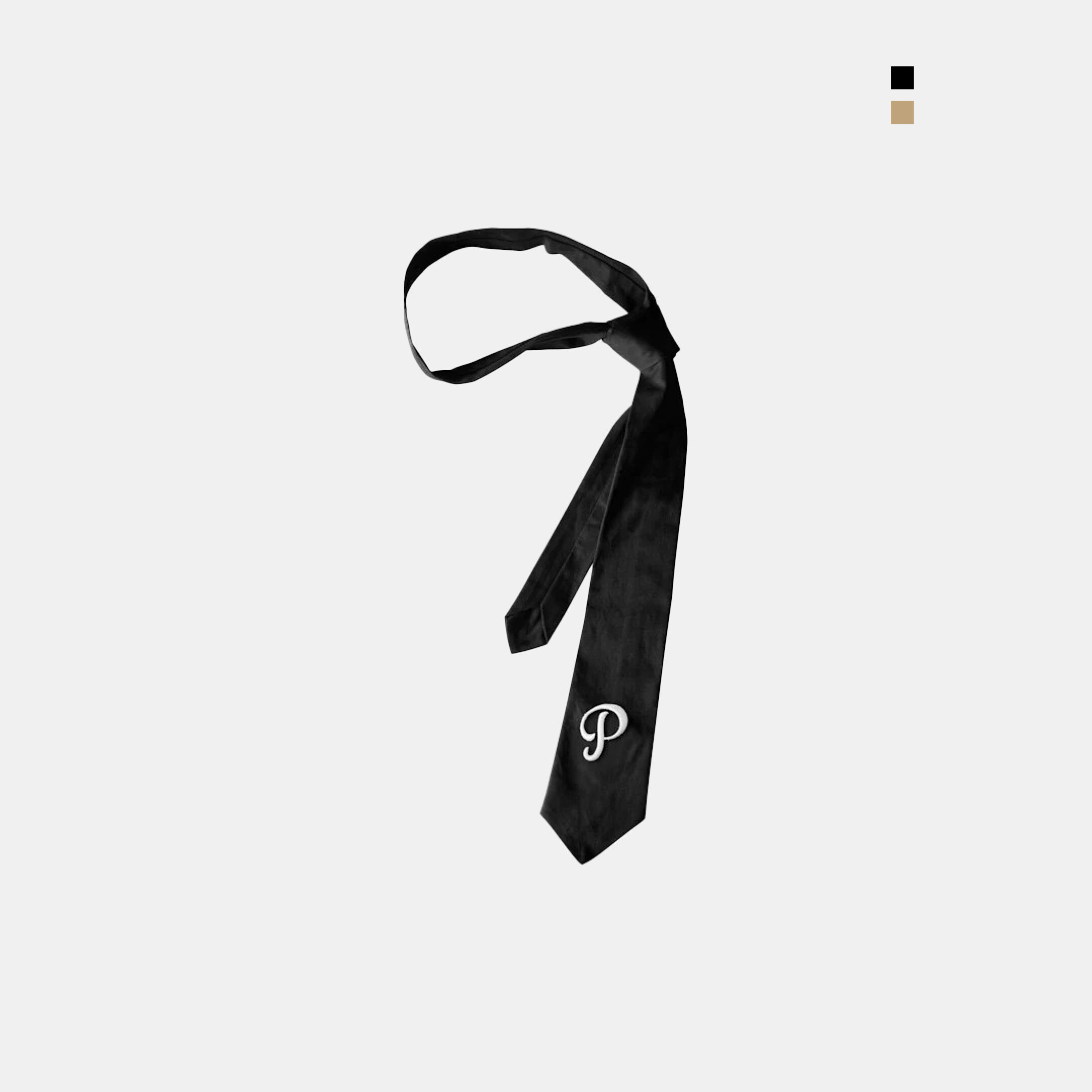 PUSH PUSH LOGO TIE 領帶