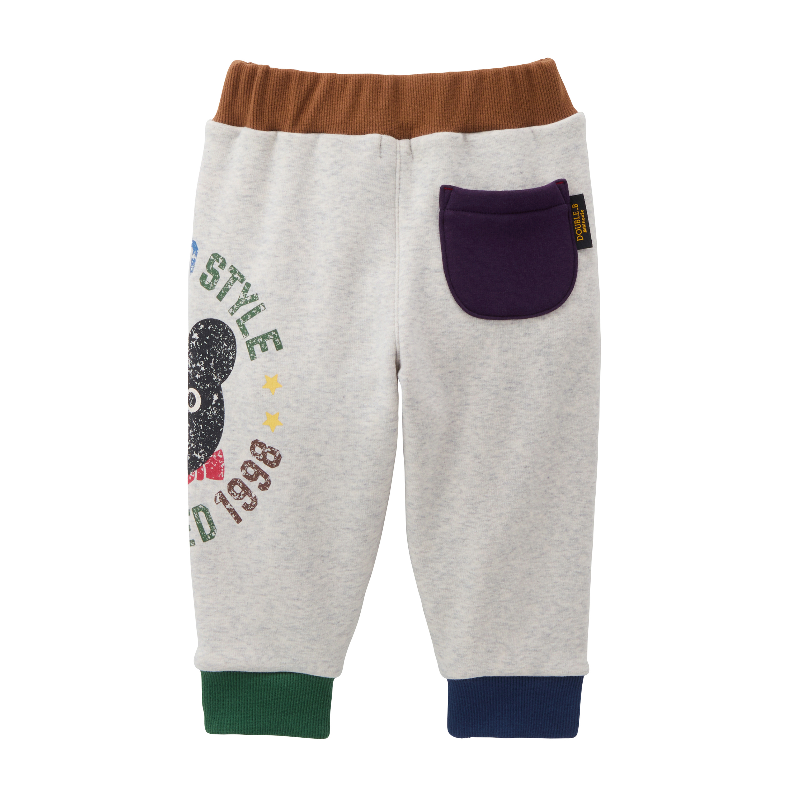 DB 黑熊頭棉質長褲