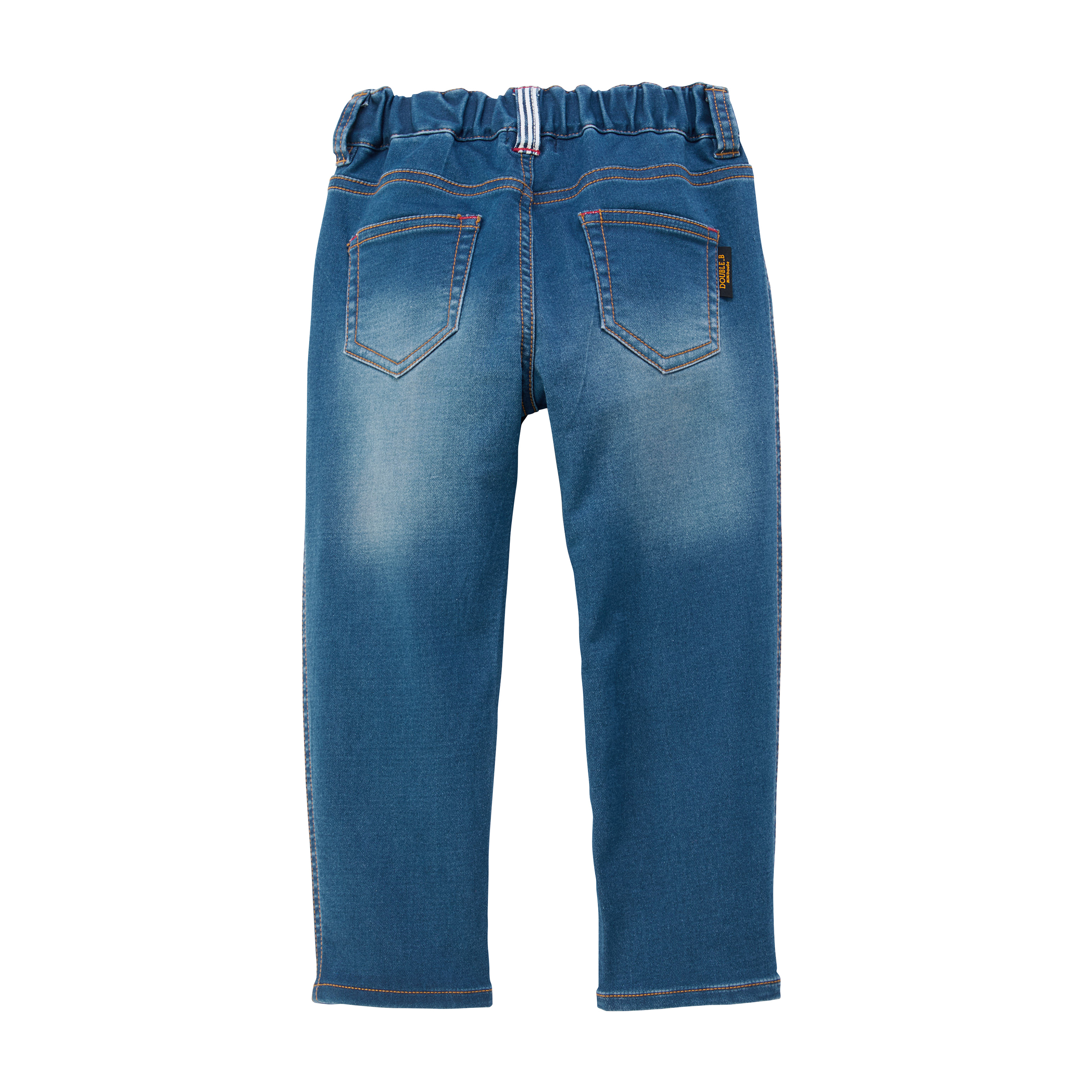 DB 小logo牛仔長褲