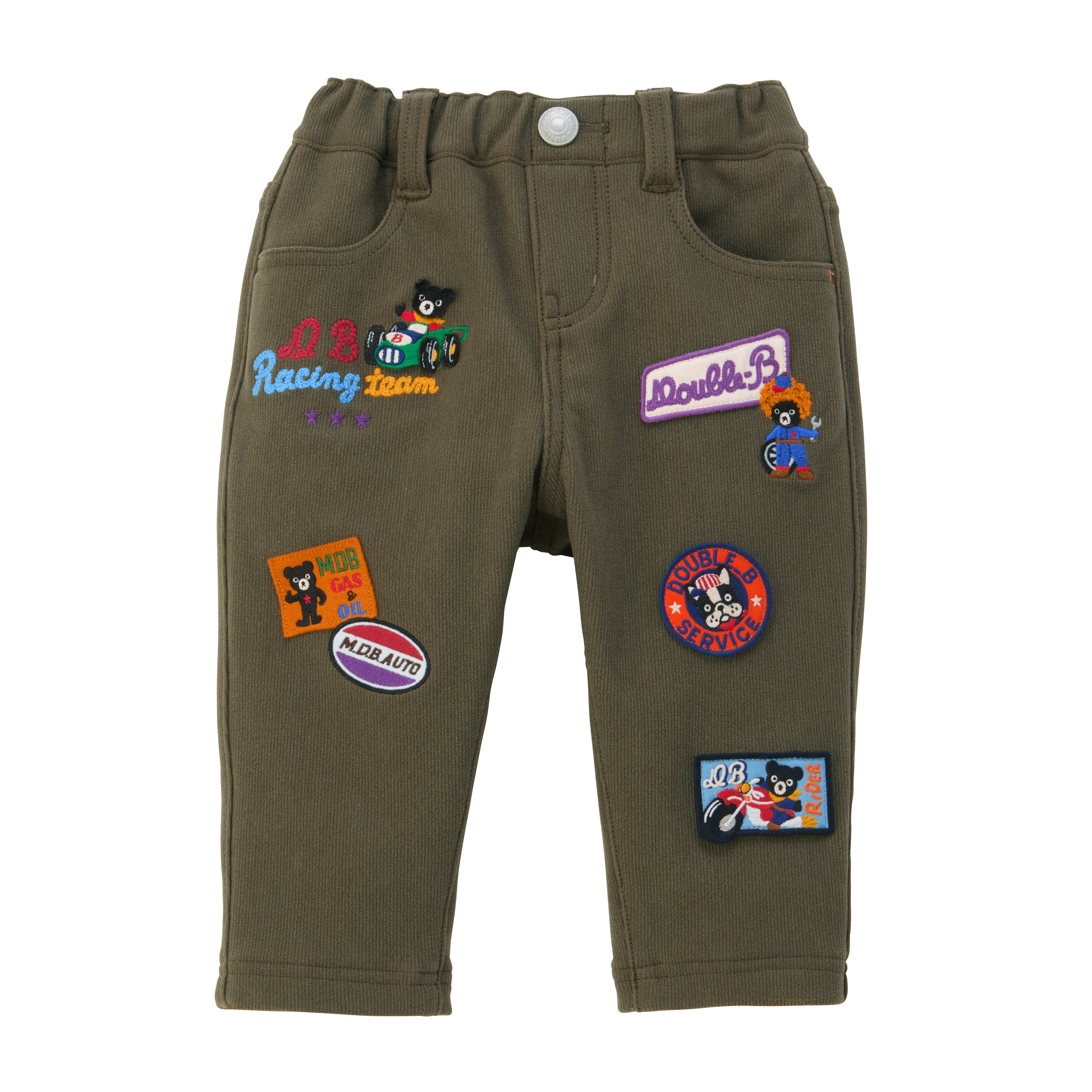 DB 徽章刺繡長褲