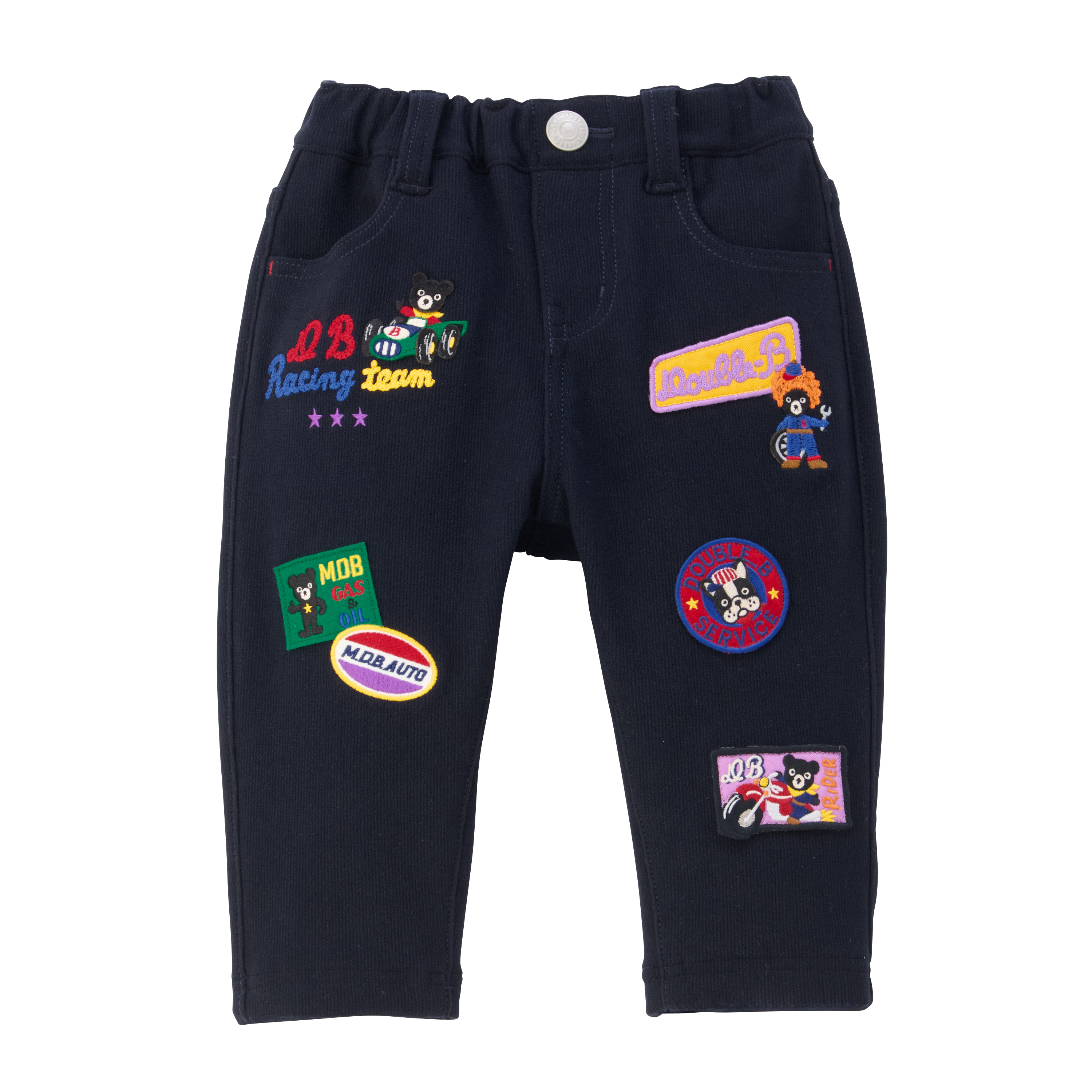 DB 徽章刺繡長褲