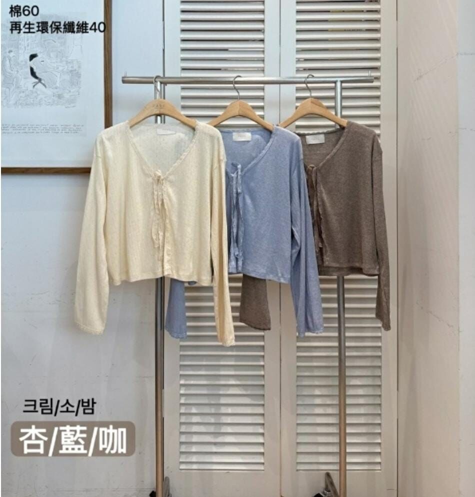 KR 女裝綁蝴蝶結外套(K8 BR669)