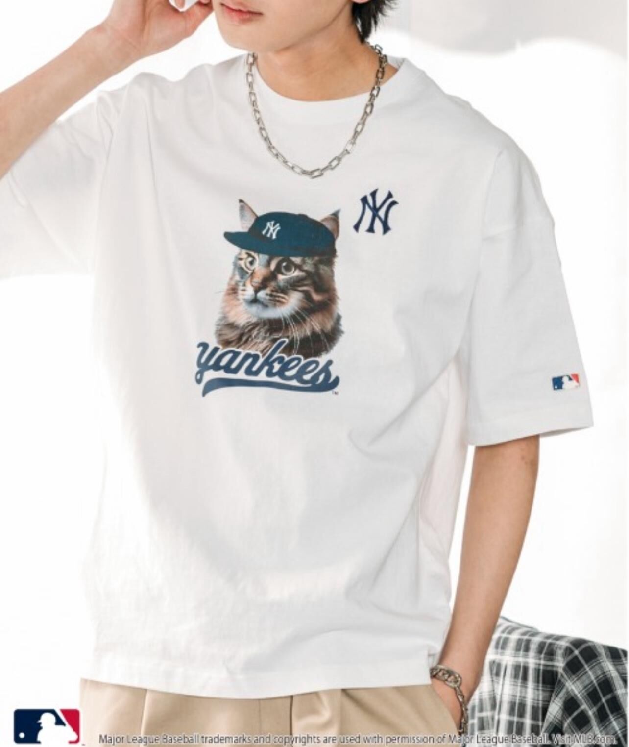 【預購】JN082711 MLB 男女同款動物印花短袖上衣