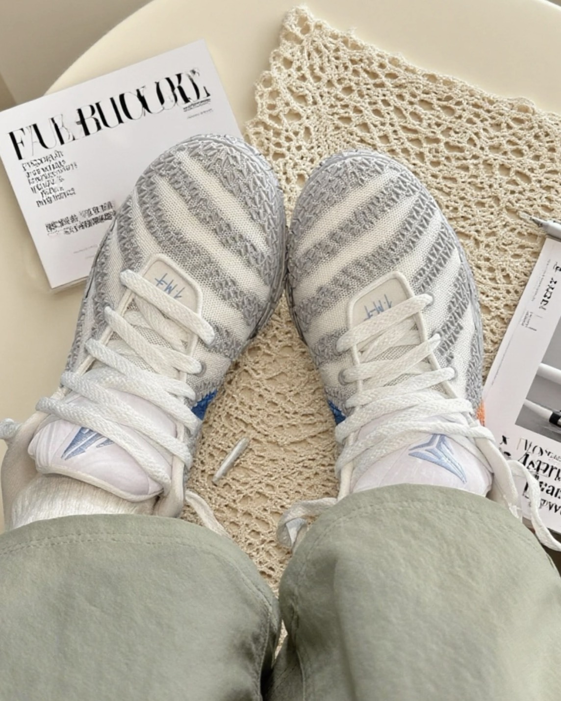 NIKE JA 3 GS "Light Show" 灰白 大童鞋 女鞋  籃球鞋