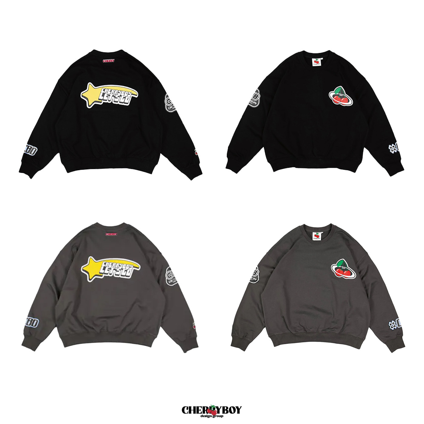CHERRYBOY PLANET COTTON SWEATER【CB24029】