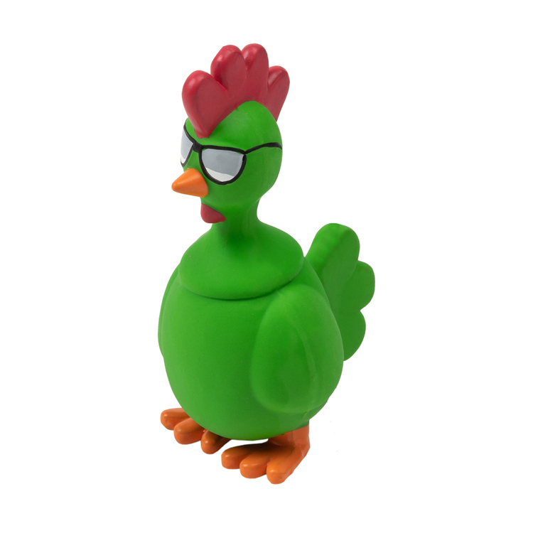 United Pets Chick'n Fun John Blues Dog Toy (Green)  (7*16*10cm)