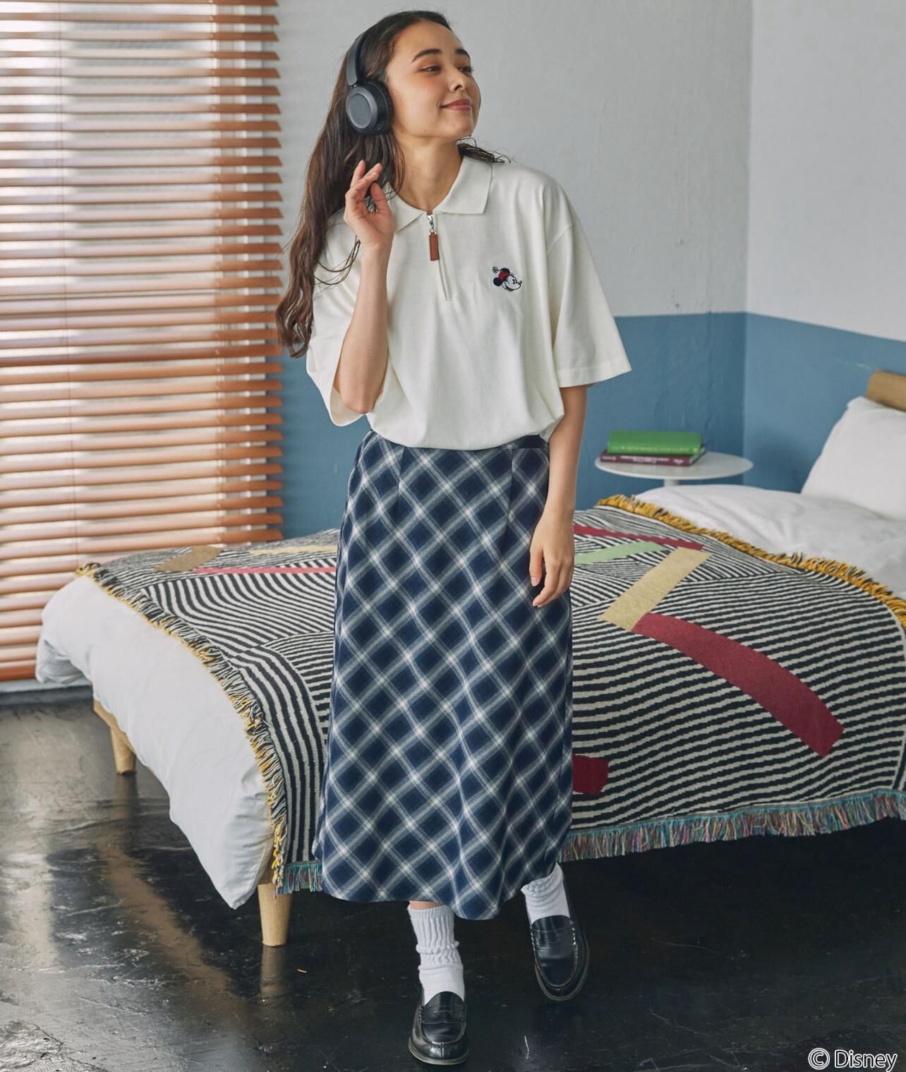 【預購】JN082713 Disney 米奇圖案短袖上衣(FREE SIZE)