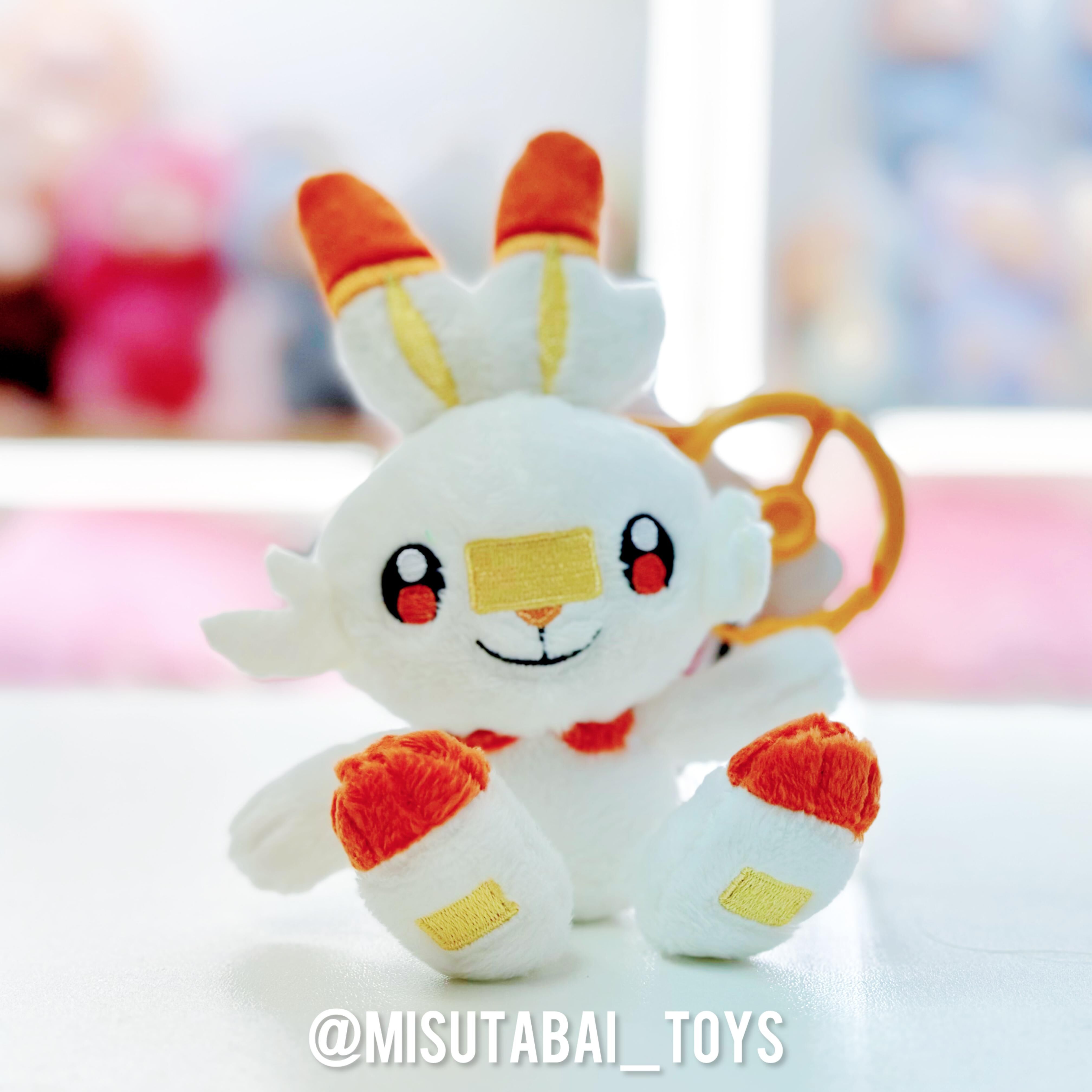 Pokemon Center Plush with carabiner Scorbunny