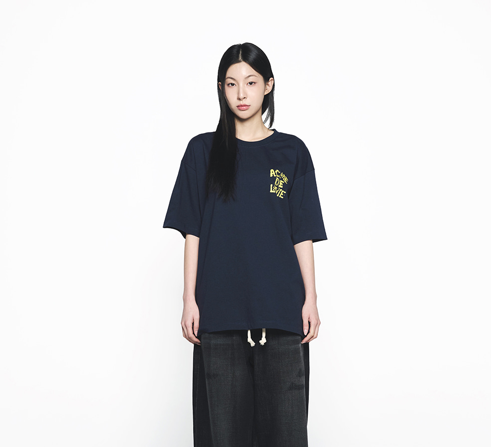 【預購】AKR082606 ADLV 墨水印章LOGO短袖上衣