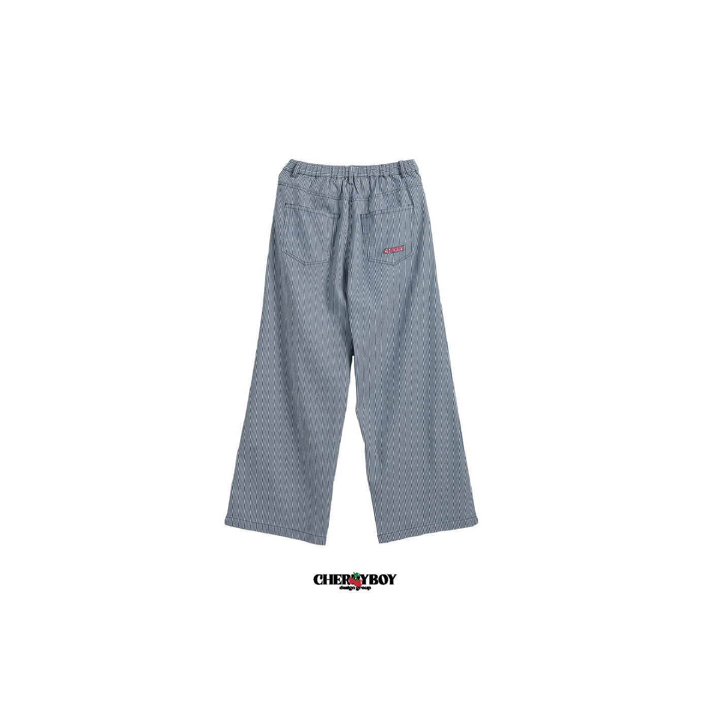 CHERRYBOY STRIPE LOOSEFIT PANTS【CB24034】
