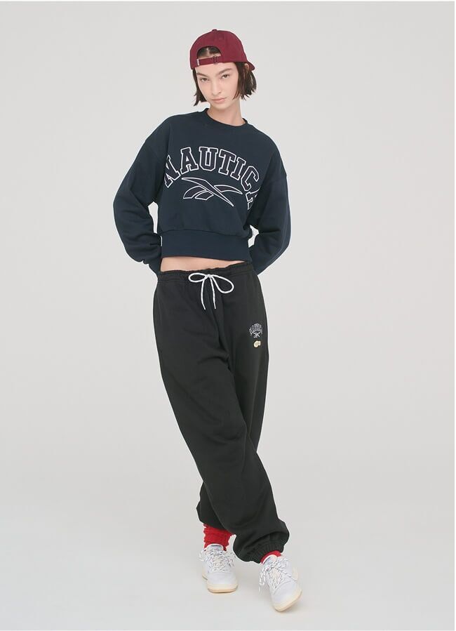 2025秋冬聯名🇯🇵 REEBOK X NAUTICA 重磅抓絨 運動褲 縮口褲 長褲 休閒褲 / 預購