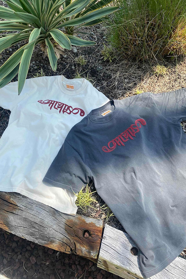 CALYPSO - LOGO純棉短TEE（象牙白）