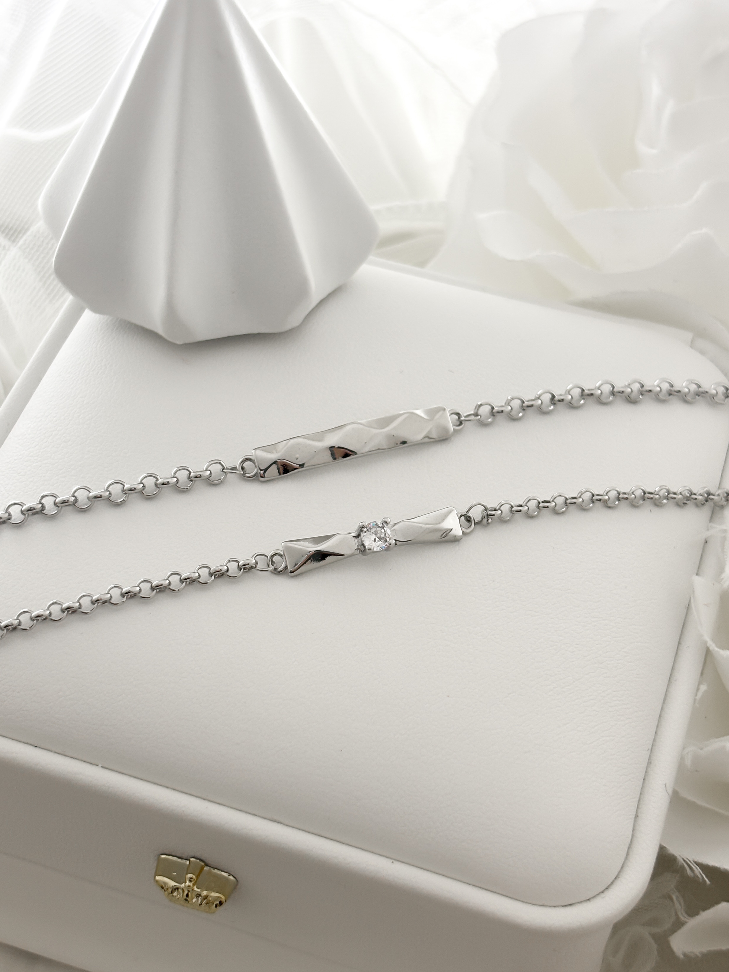 「專屬你」情侶手鏈 | 鍍銀 | 免費刻字