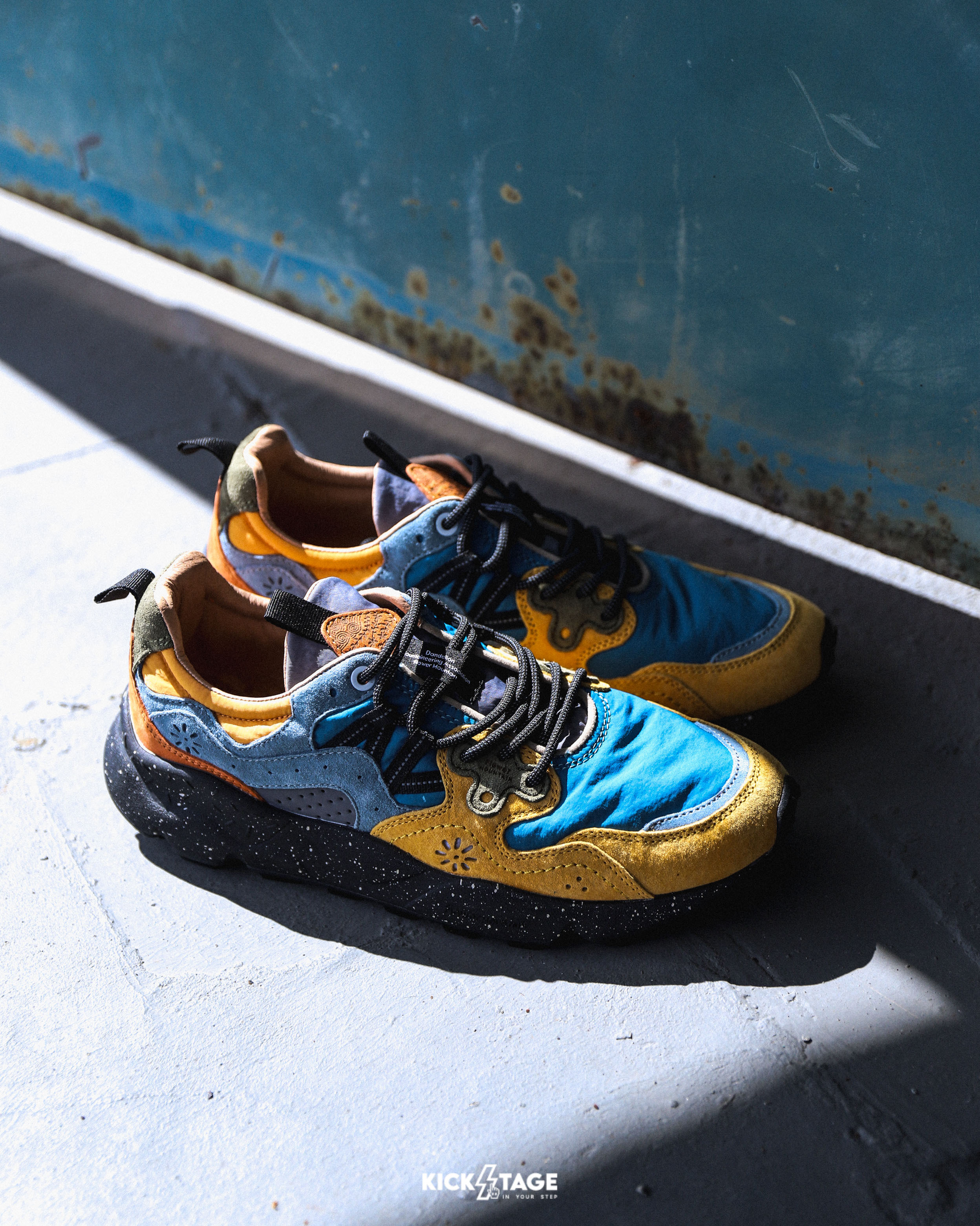 男鞋 Flower MOUNTAIN 山霧花野 YAMANO 3 山野3 橘色 戶外 皮革 多層次拼接 軟木鞋墊 耐磨橡膠大底 休閒鞋【FM2589216】