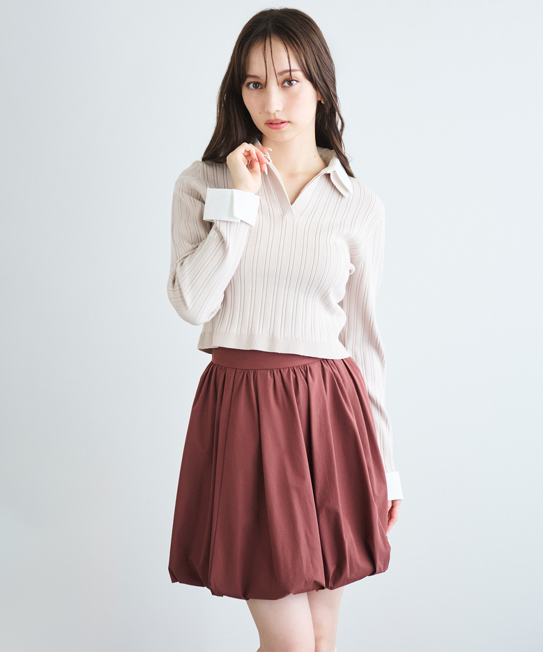 [預購] 折扣LILLIAN CARAT 蓬鬆氣球短裙