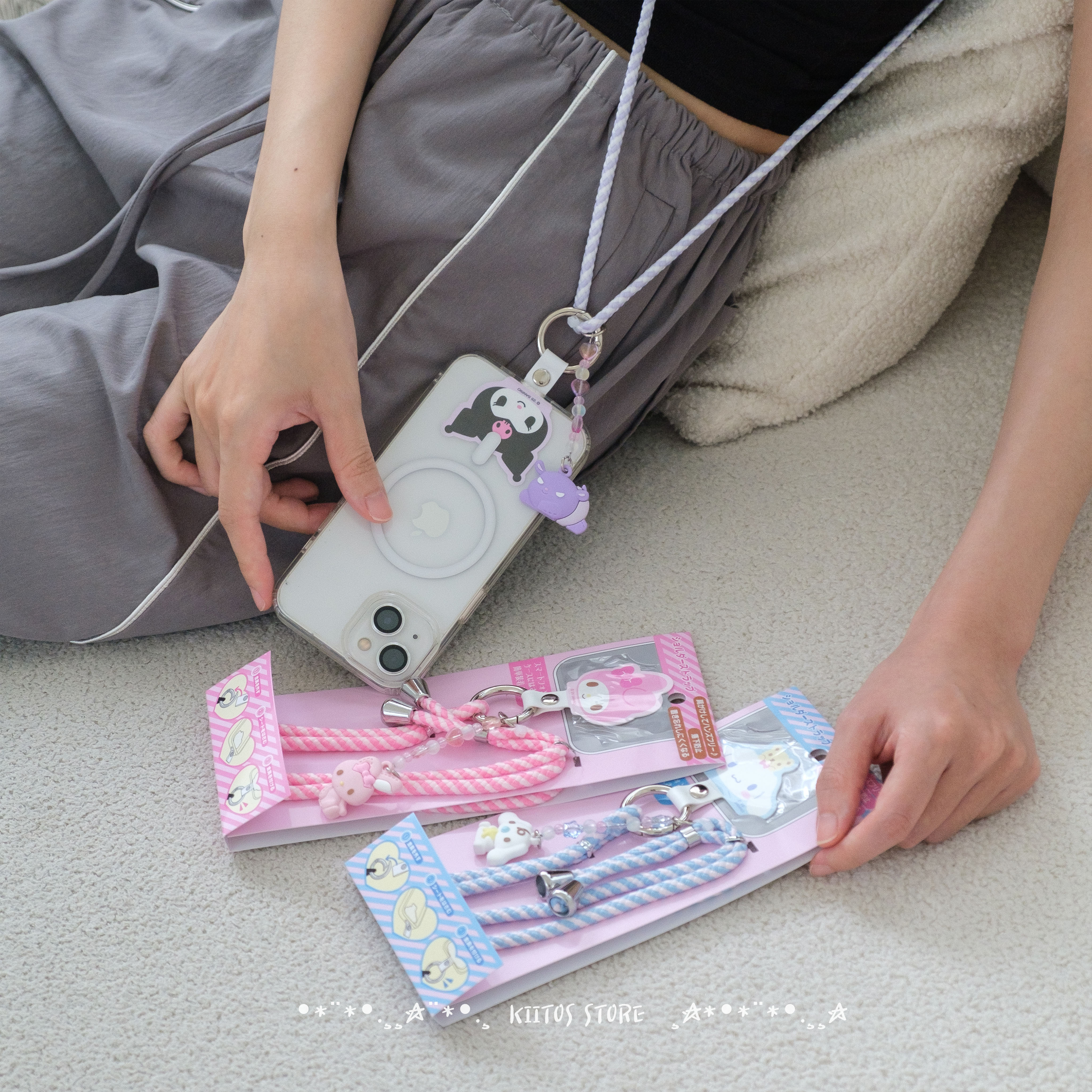 現貨  日本代購 三麗鷗 sanrio 手機掛繩 肩帶