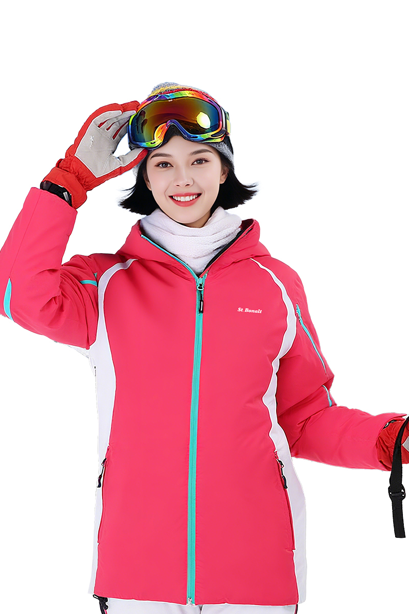 時尚純色防水防風 保暖雪服外套│女款 FW9008 (雪衣 滑雪服 滑雪配備 雪地)