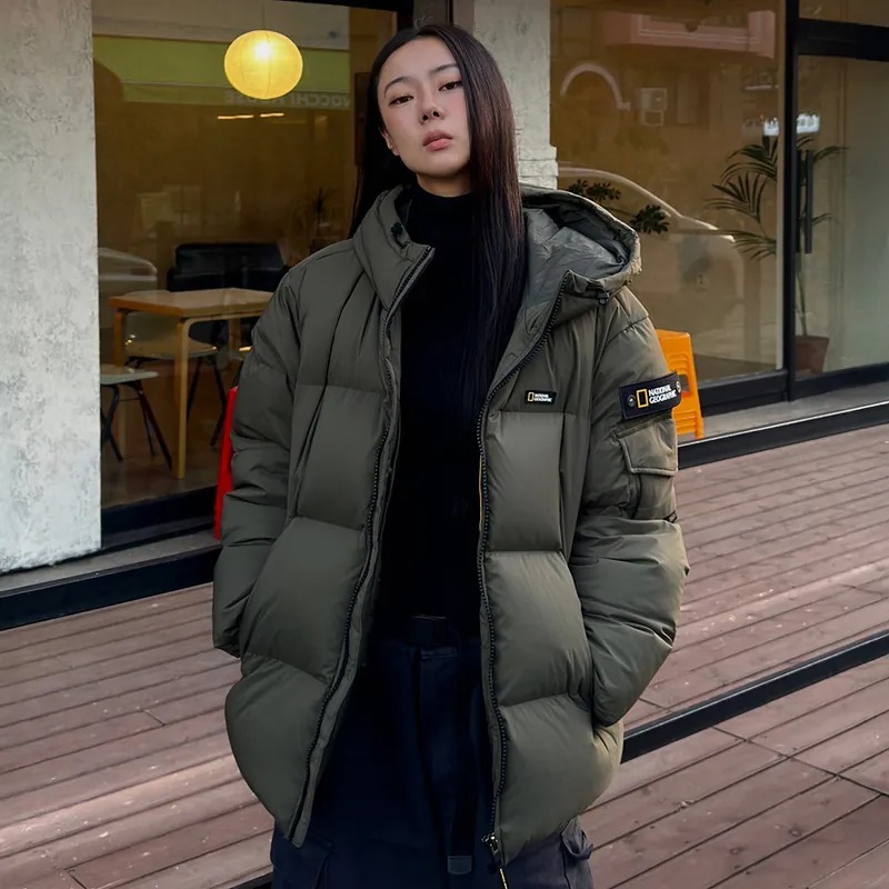 【預購】AKR082614 National Geographic 男女同款GOLDEN MOLE連帽羽絨外套 (N244UDW120)