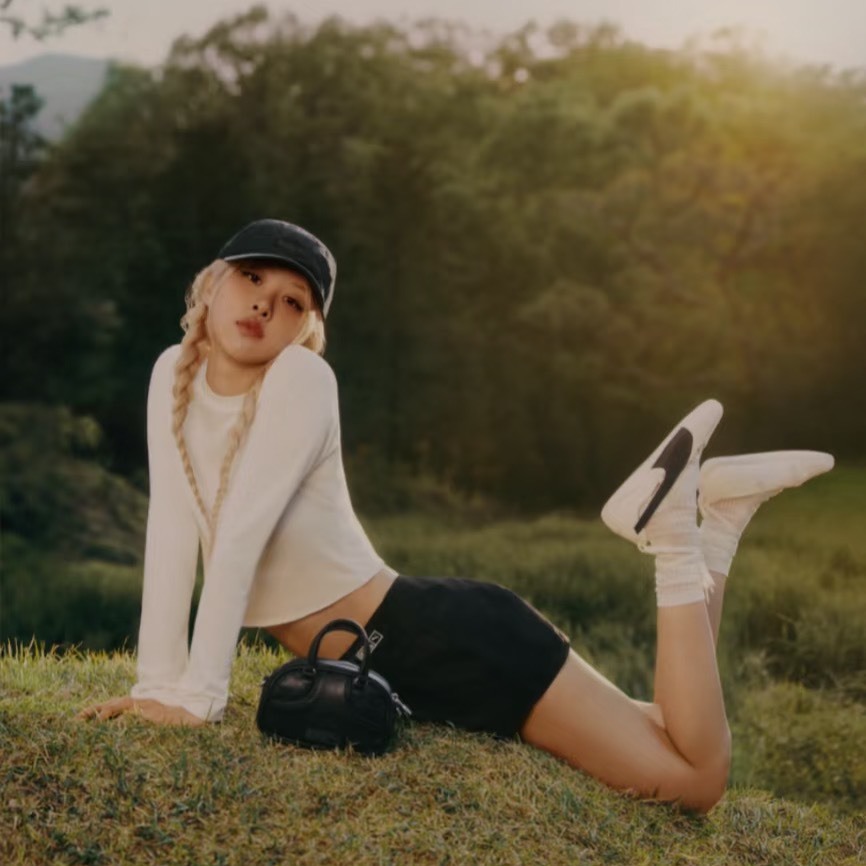 Rosé朴彩英 x Puma Rosie speedcat Ballet 聯名款 綁帶 芭蕾 賽車鞋 白粉 404395-01