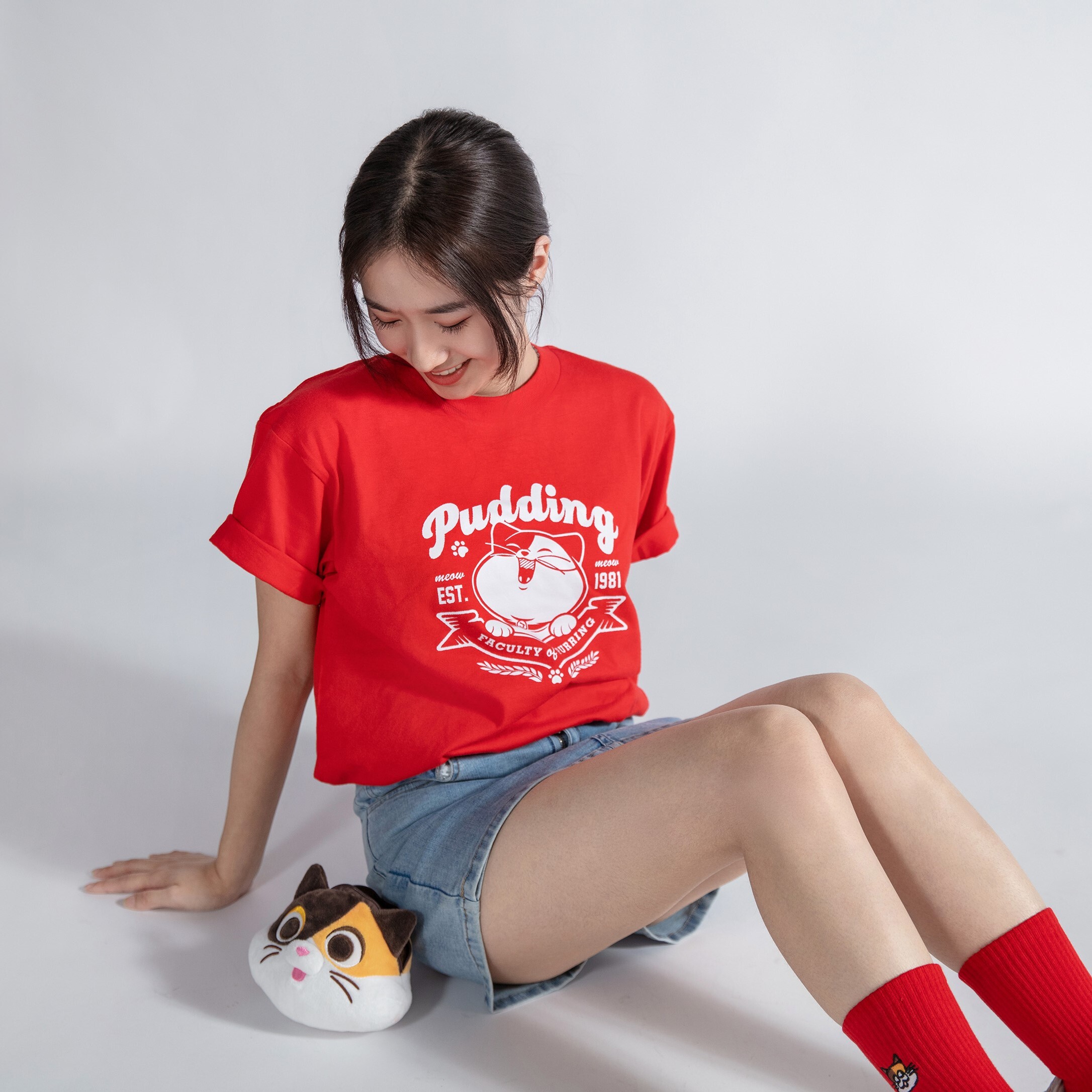 喵系高材生 短袖T恤